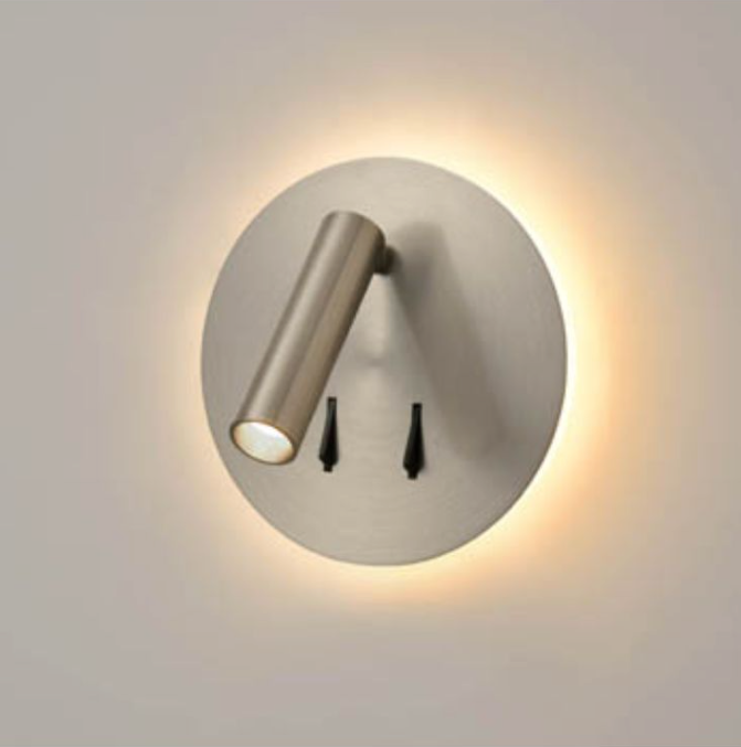 LED Reading Light Satin Nickel