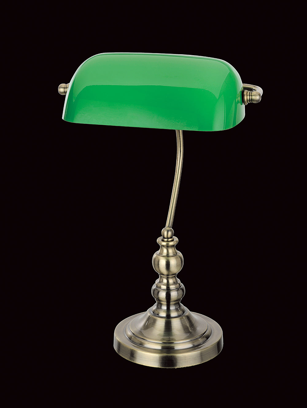 IMPEX BANKERS LAMP TB305101/GRN/AB