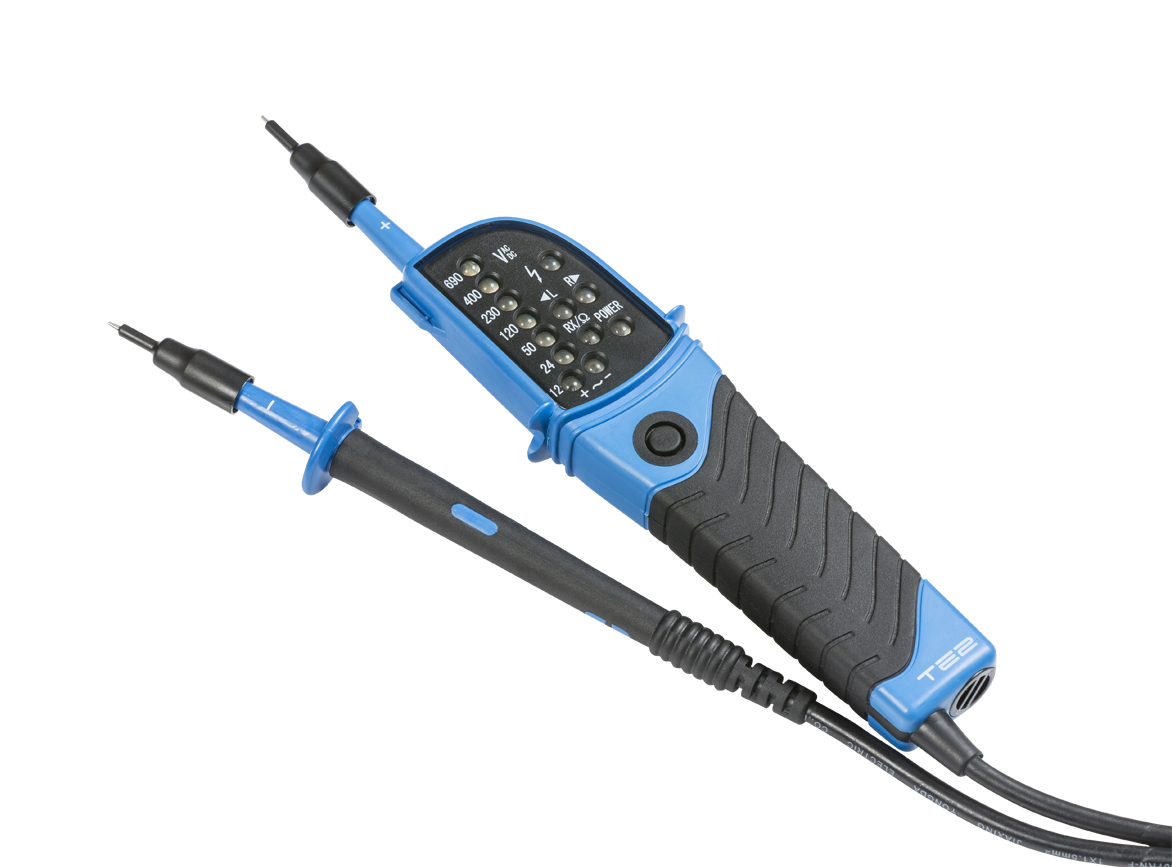 ML Accessories-TE2 IP64 CAT III 2-Pole Tester with LED Display