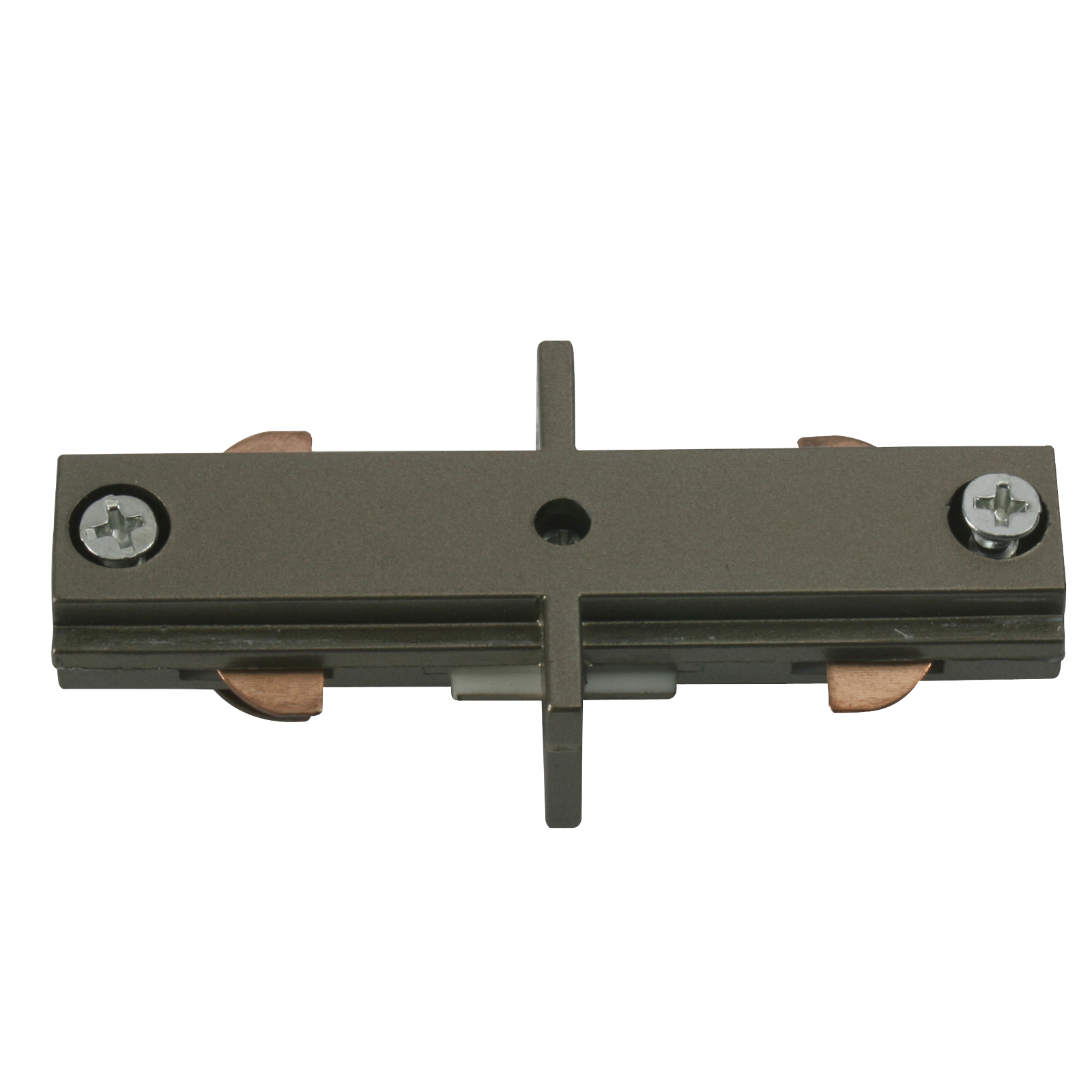 ML Accessories-TRKLCS 230V Track In-line Connector Satin Nickel