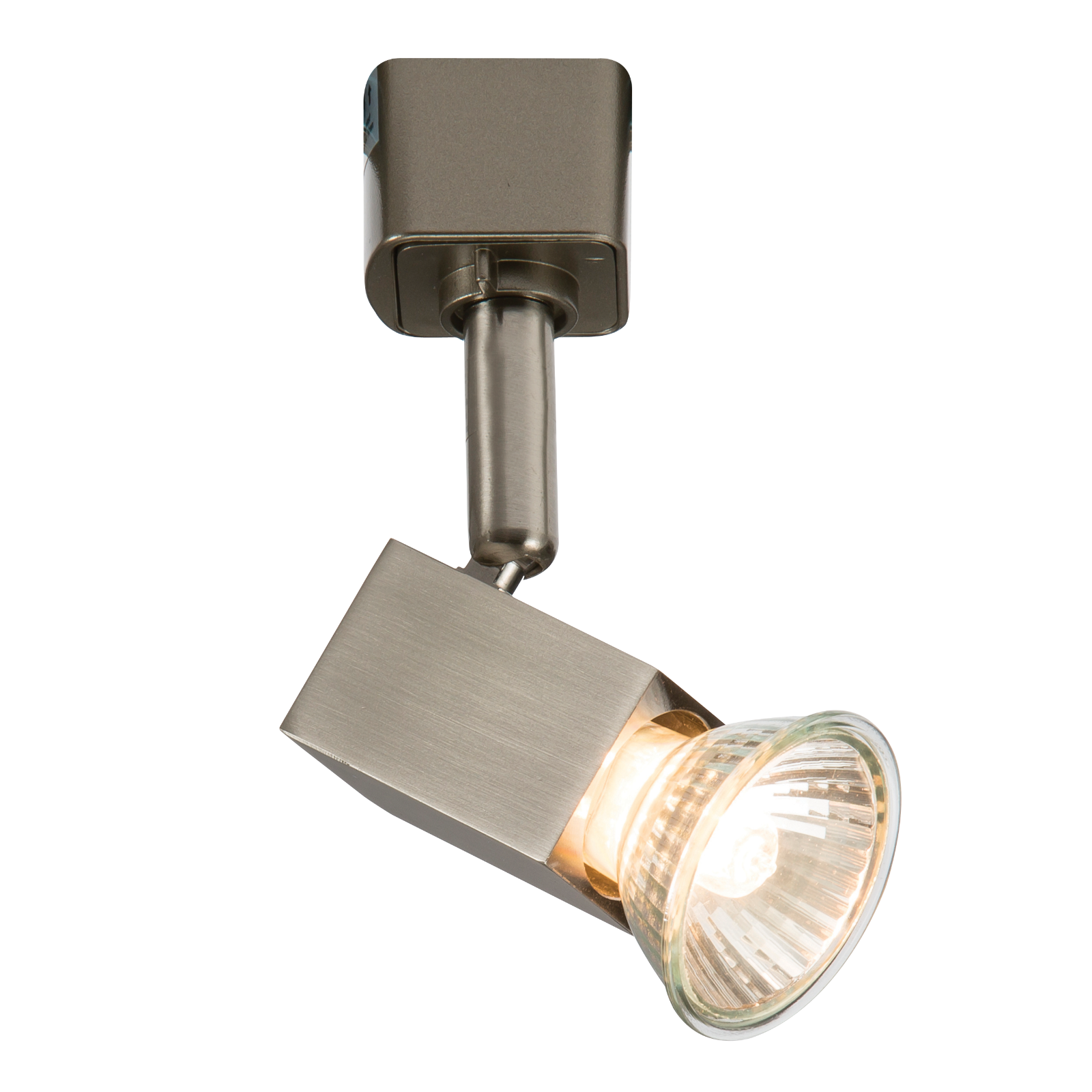 ML Accessories-TRKSP1BC 230V GU10 Track Spotlight 50W max. - Brushed Chrome