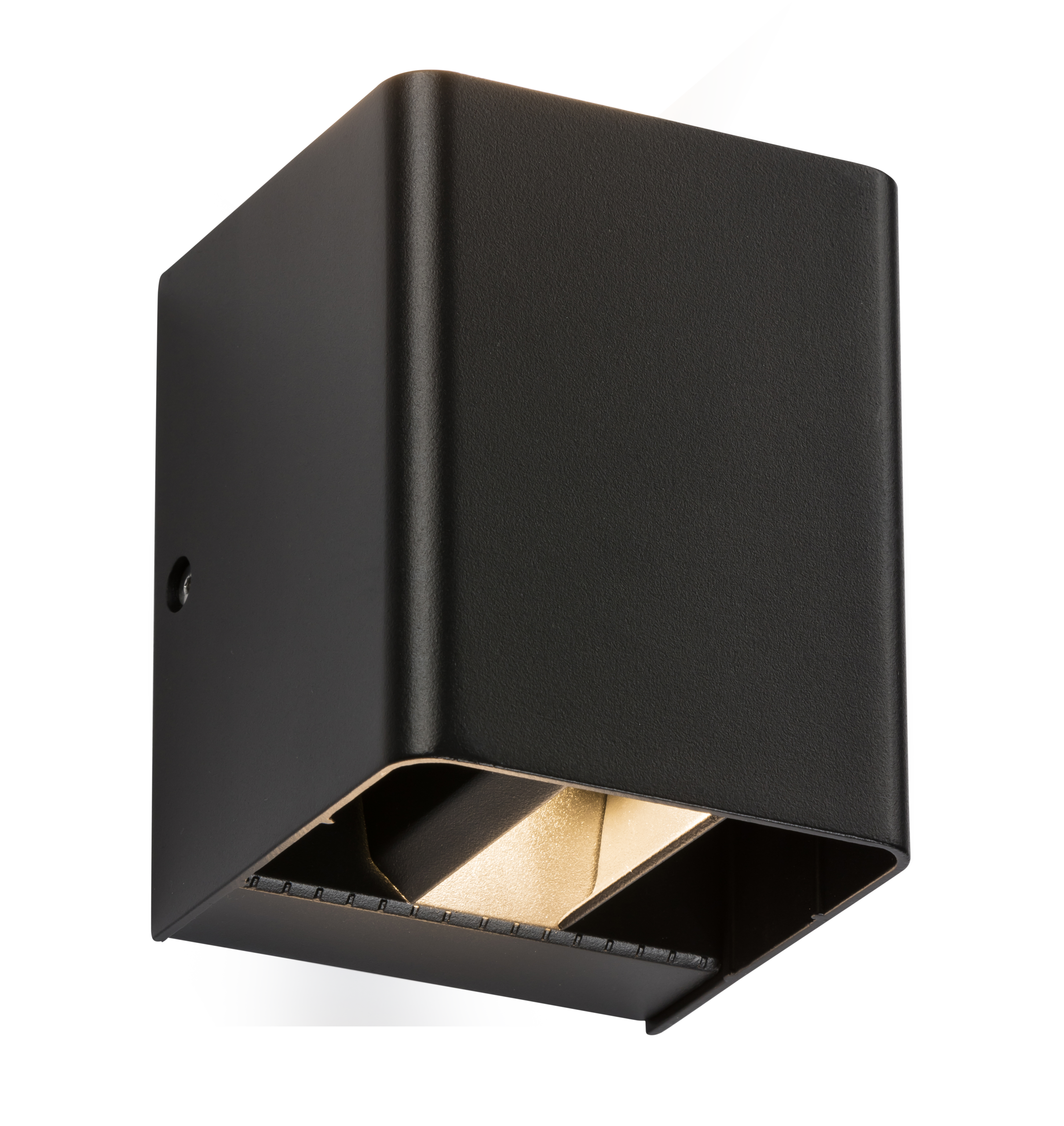 ML Accessories-WAD12BK 230V IP65 2 x 6W LED Adjustable Up and Down Wall Light Black - 3000K