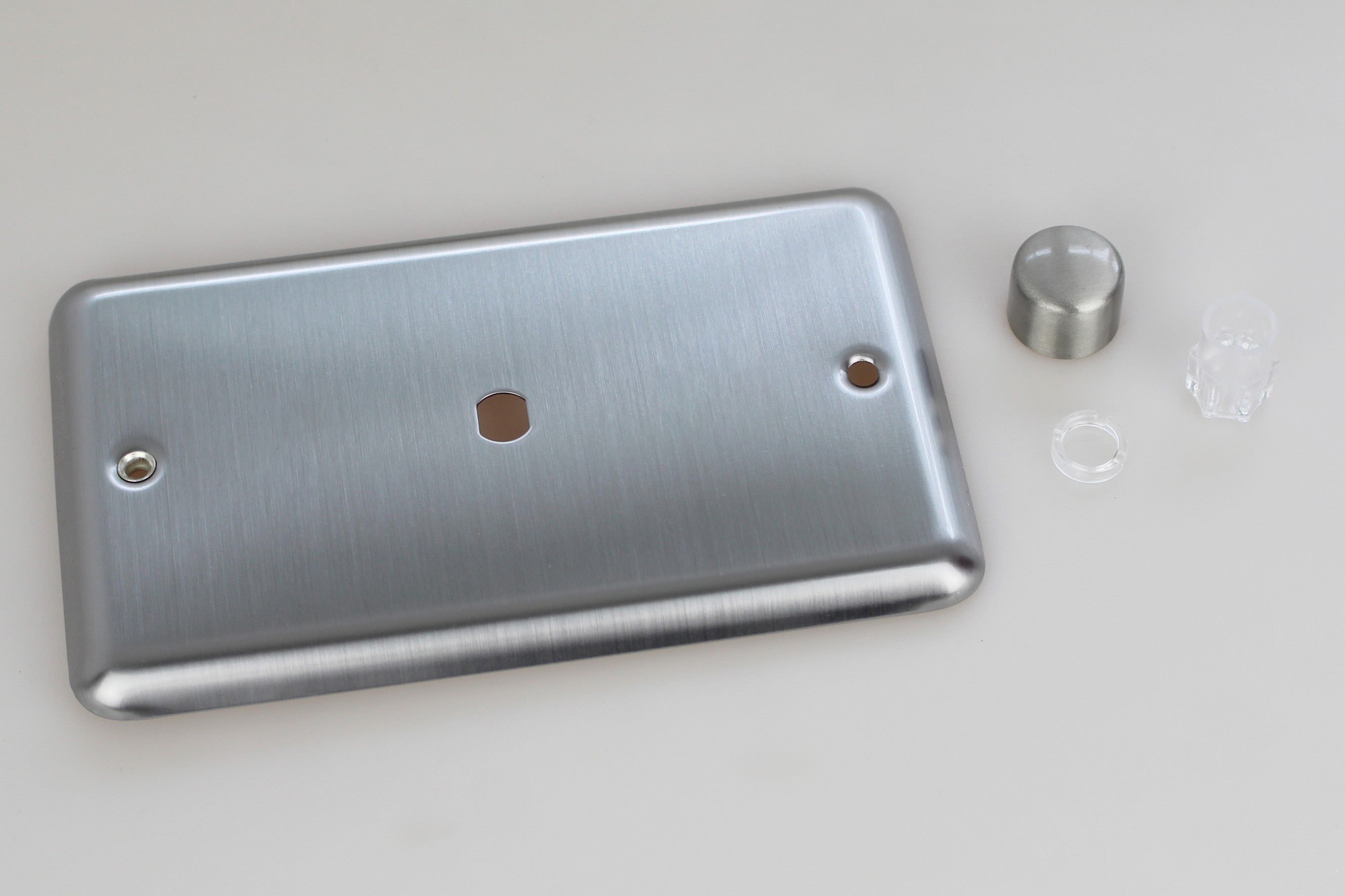 Varilight WSD1 Value Matt Chrome 1-Gang Dimmer Kit Twin Plate
