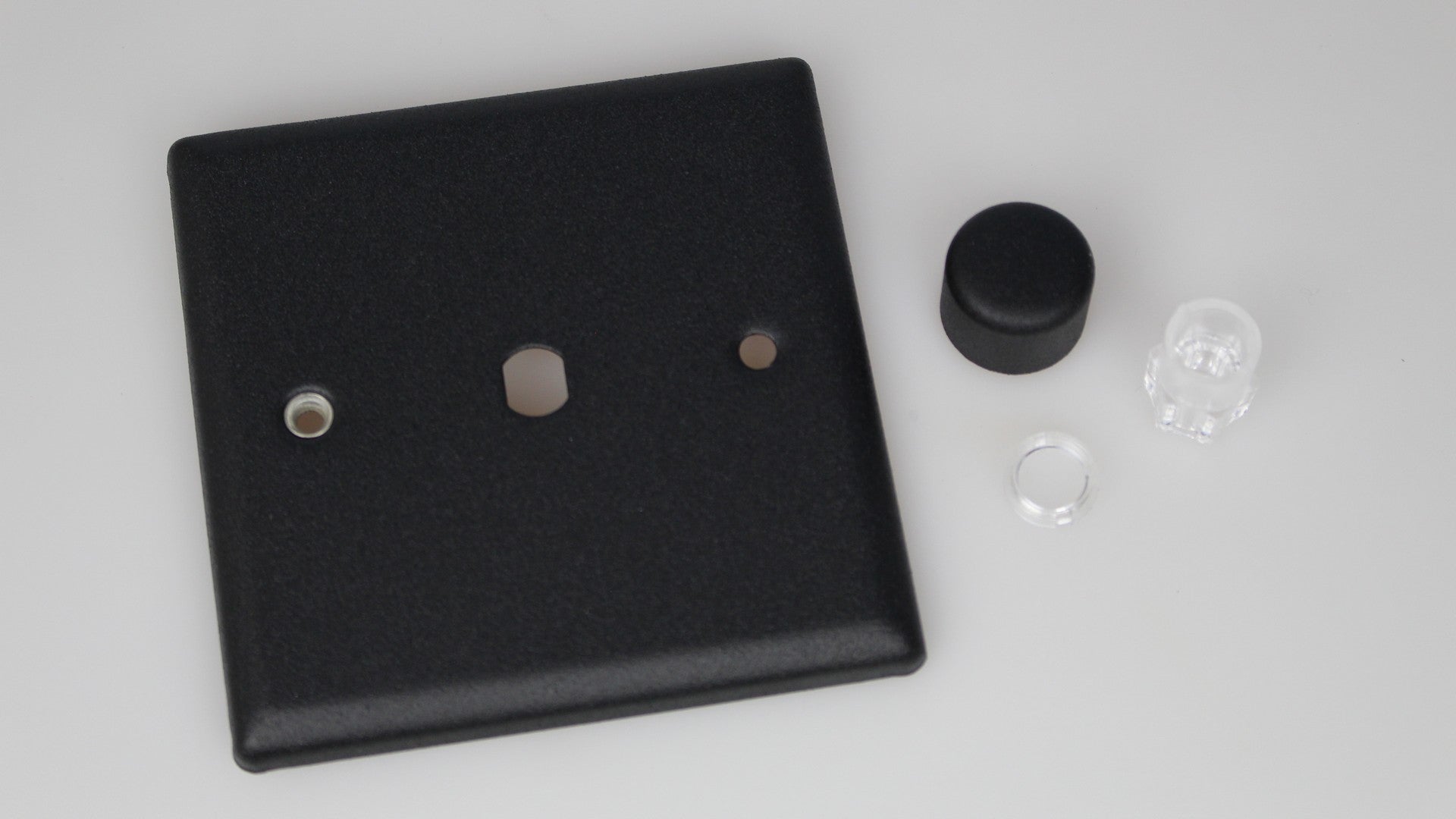 Varilight WY1.MB Urban Matt Black 1-Gang Dimmer Kit Single Plate