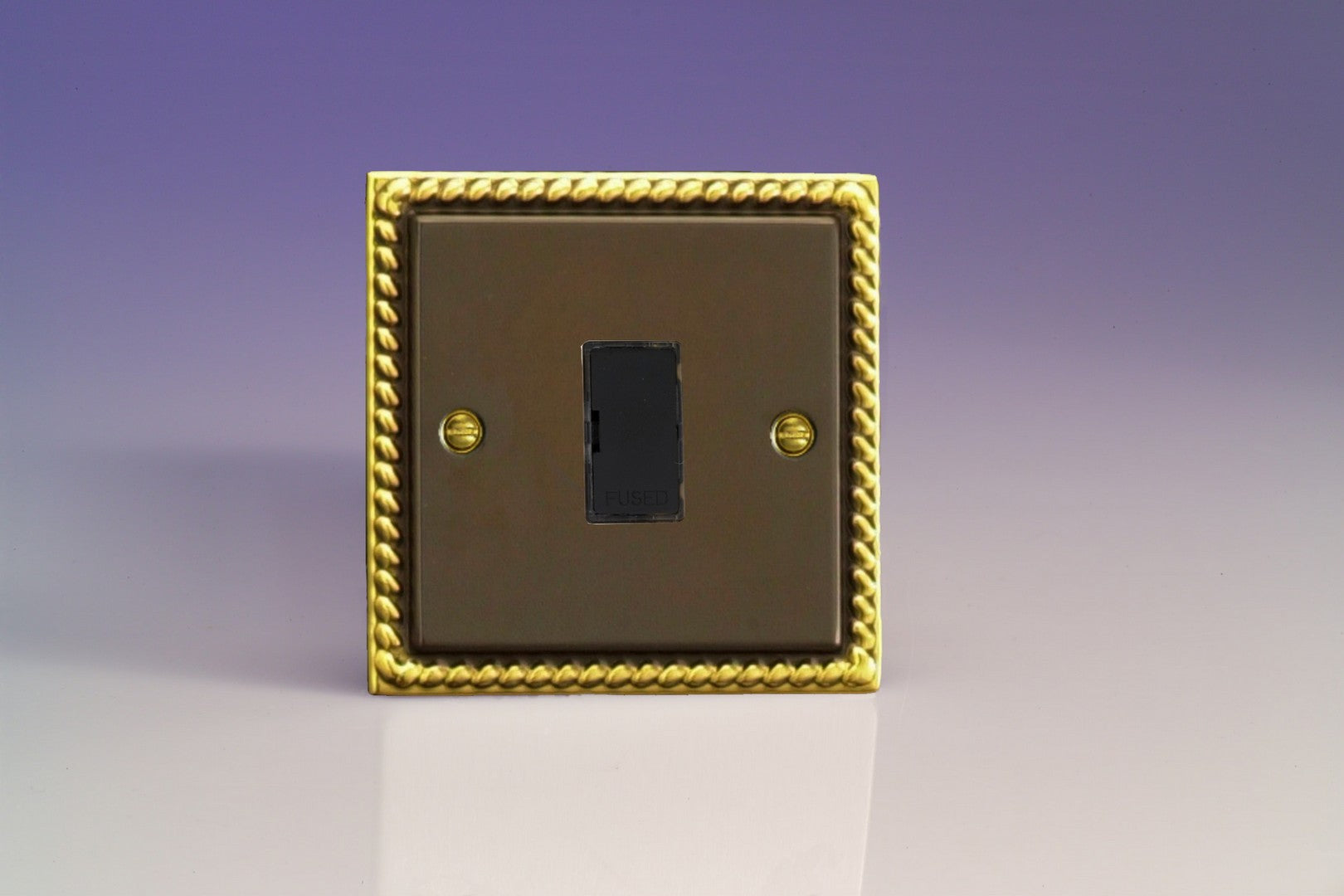 Varilight XA6UB Classic Antique Georgian 13A Unswitched Fused Spur