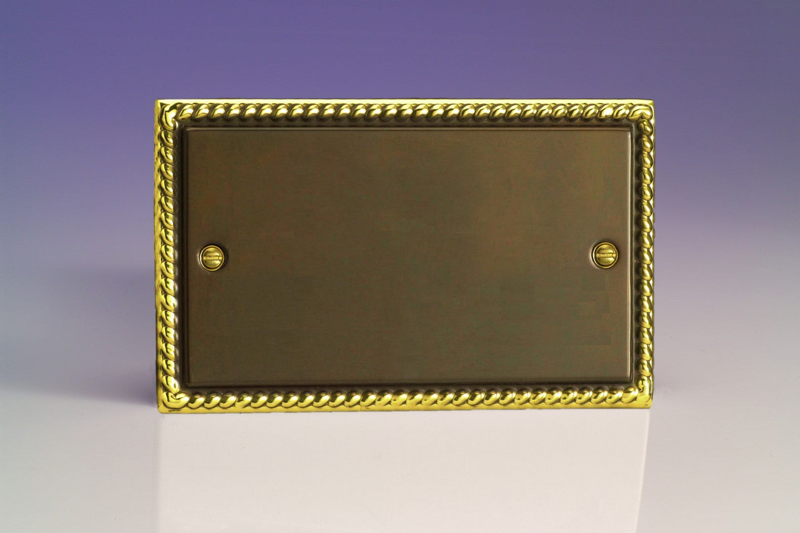 Varilight XADB Classic Antique Georgian Double Blank Plate