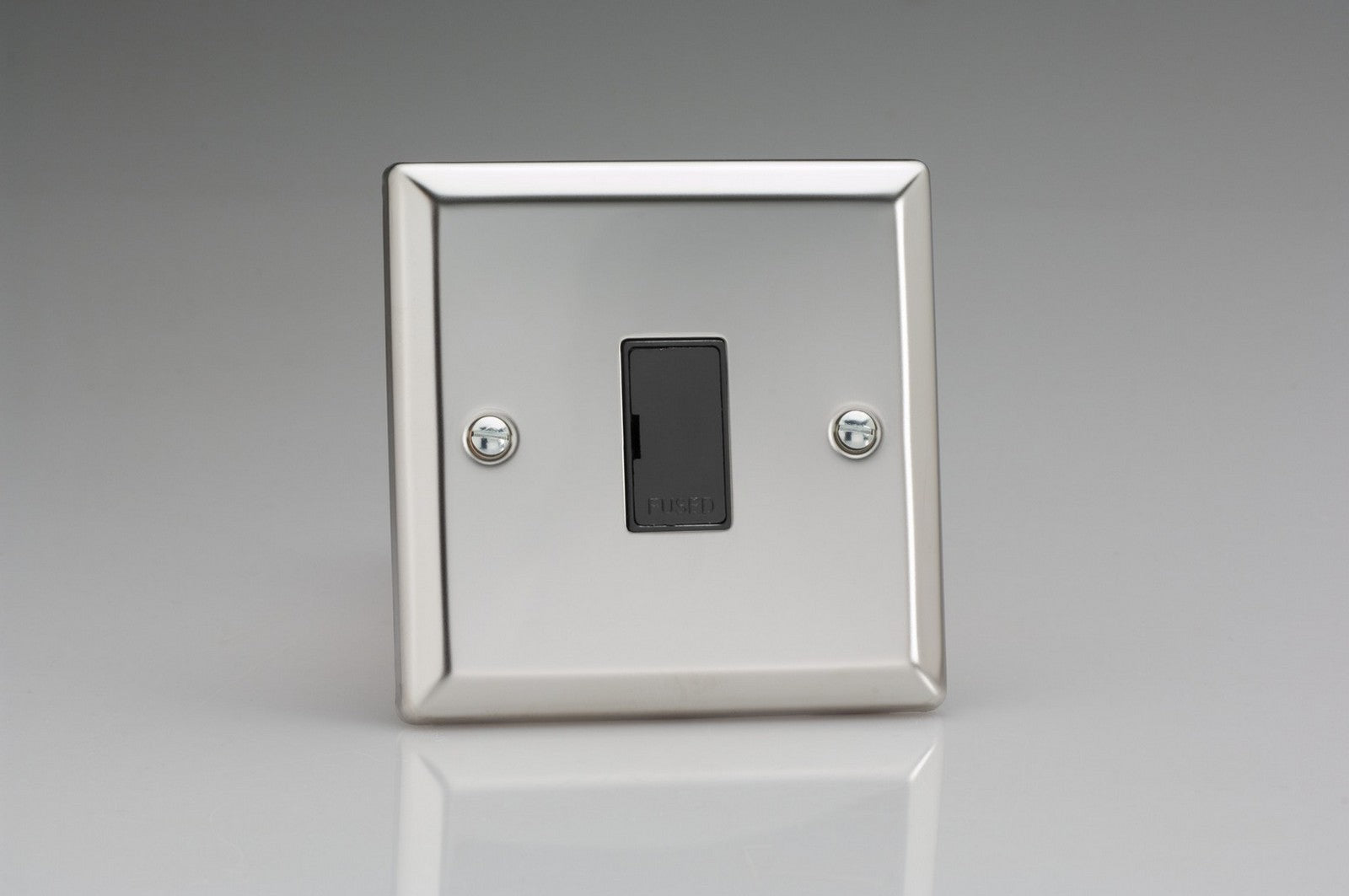 Varilight XC6UB Classic Mirror Chrome 13A Unswitched Fused Spur