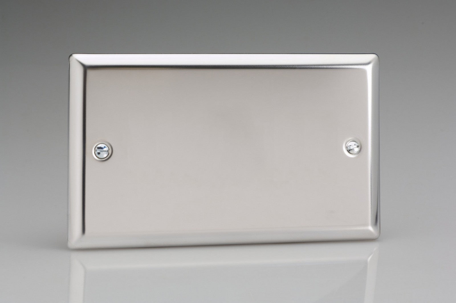 Varilight XCDB Classic Mirror Chrome Double Blank Plate