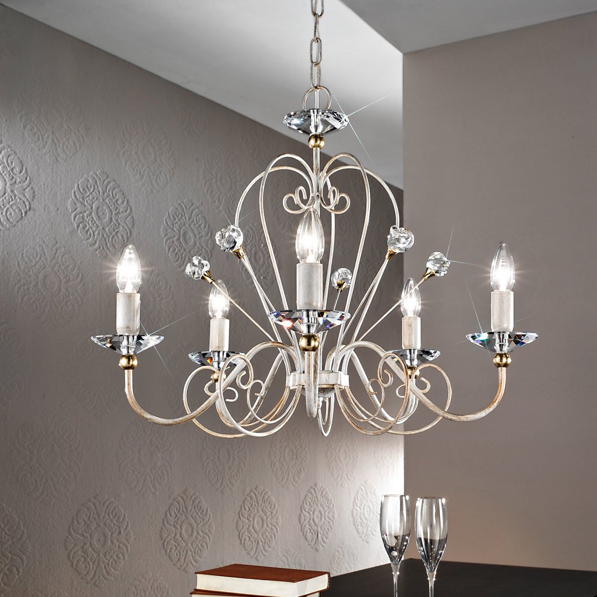 Kolarz 0235.85.YG.KoT ROSSANA Chandelier