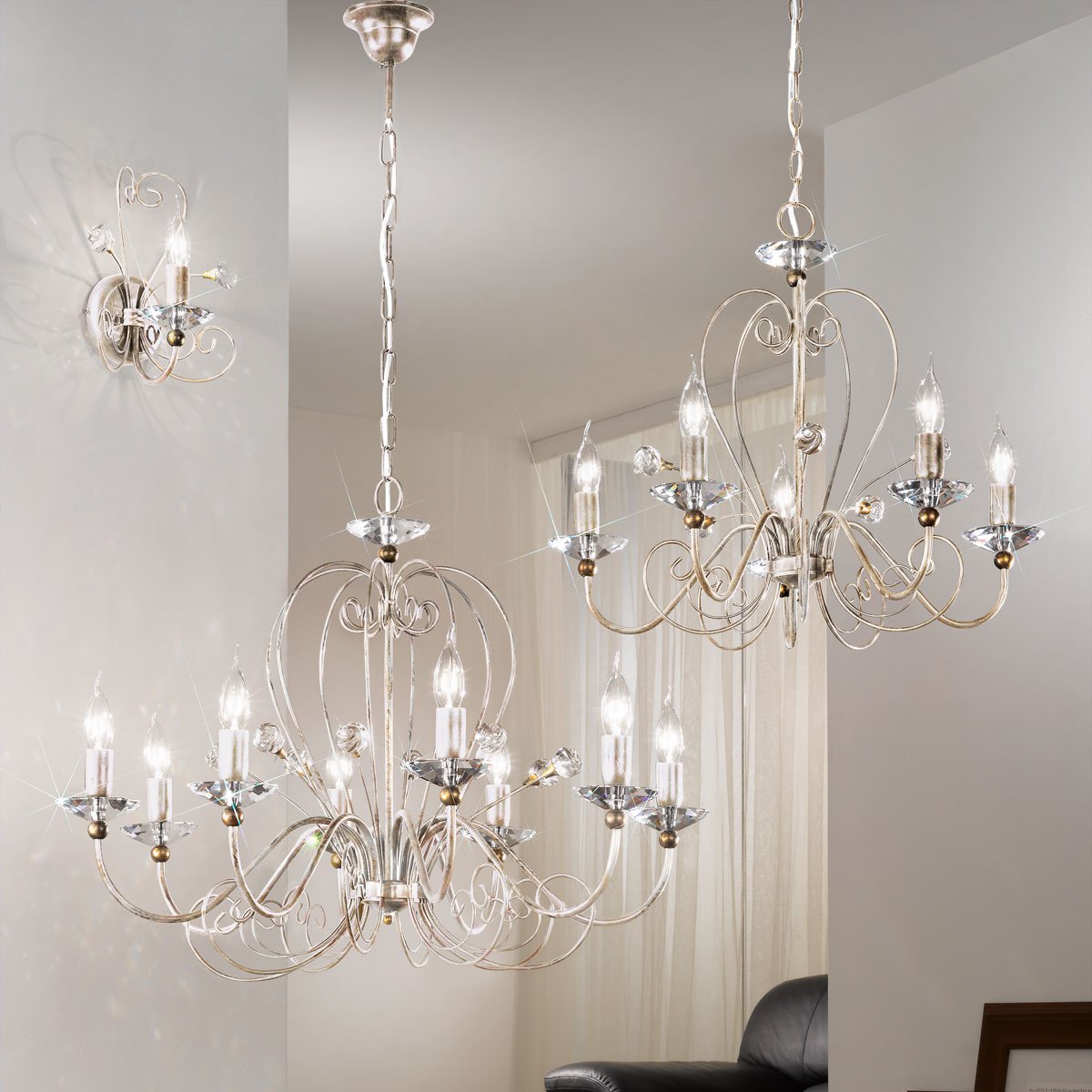 Kolarz 0235.88.YG.KoT ROSSANA Chandelier