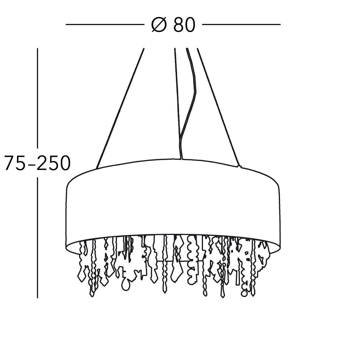 Kolarz 0240.89.5.Bk.KoT PARALUME Chandelier
