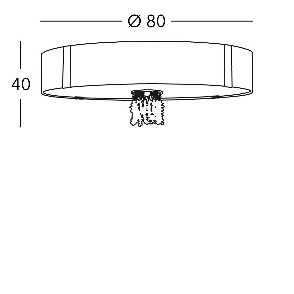 Kolarz 0345.18S.3Aq.Ch.OKpT EMOZIONE Ceiling Light
