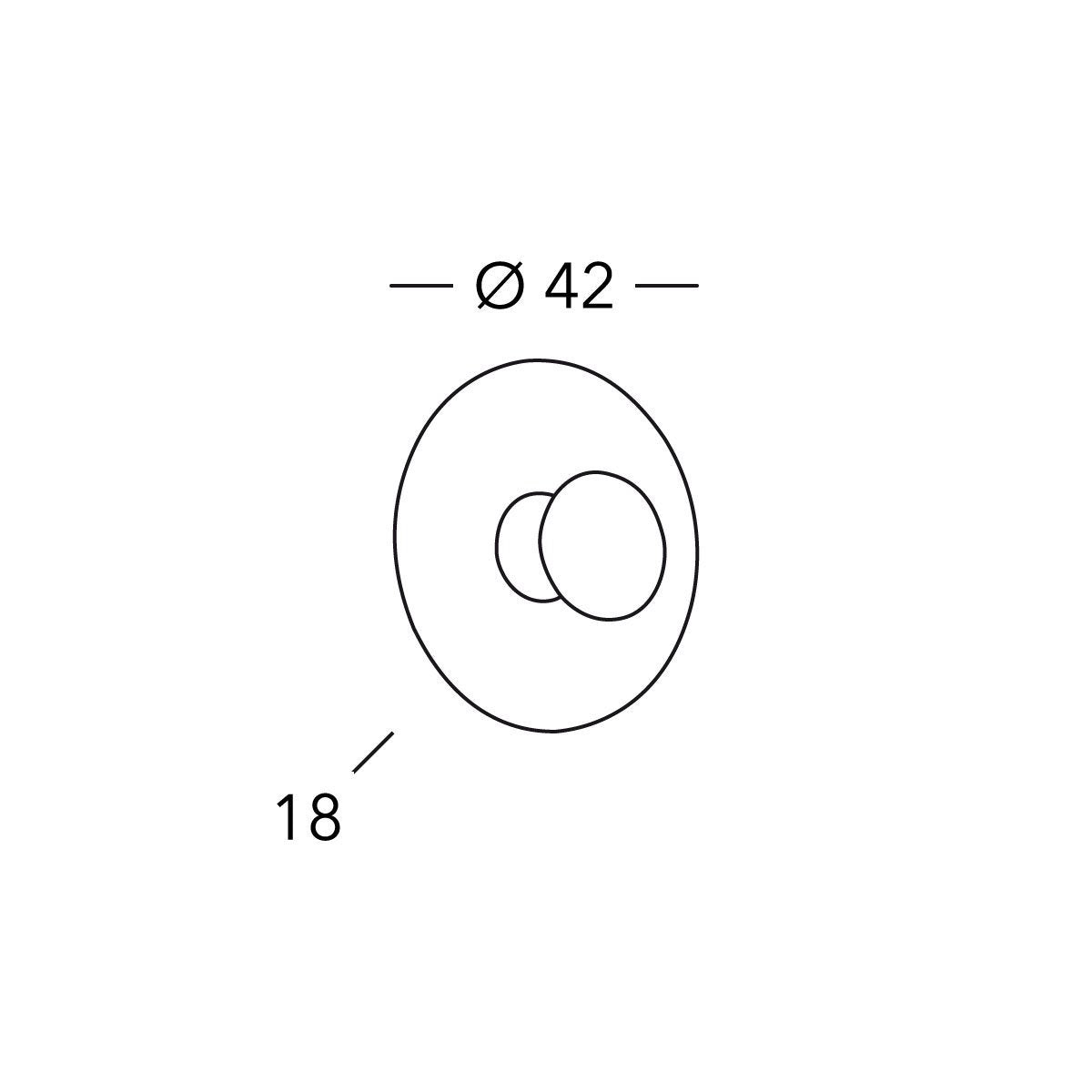 Kolarz 0417.61M.V1.3.GO LUNA Wall Light