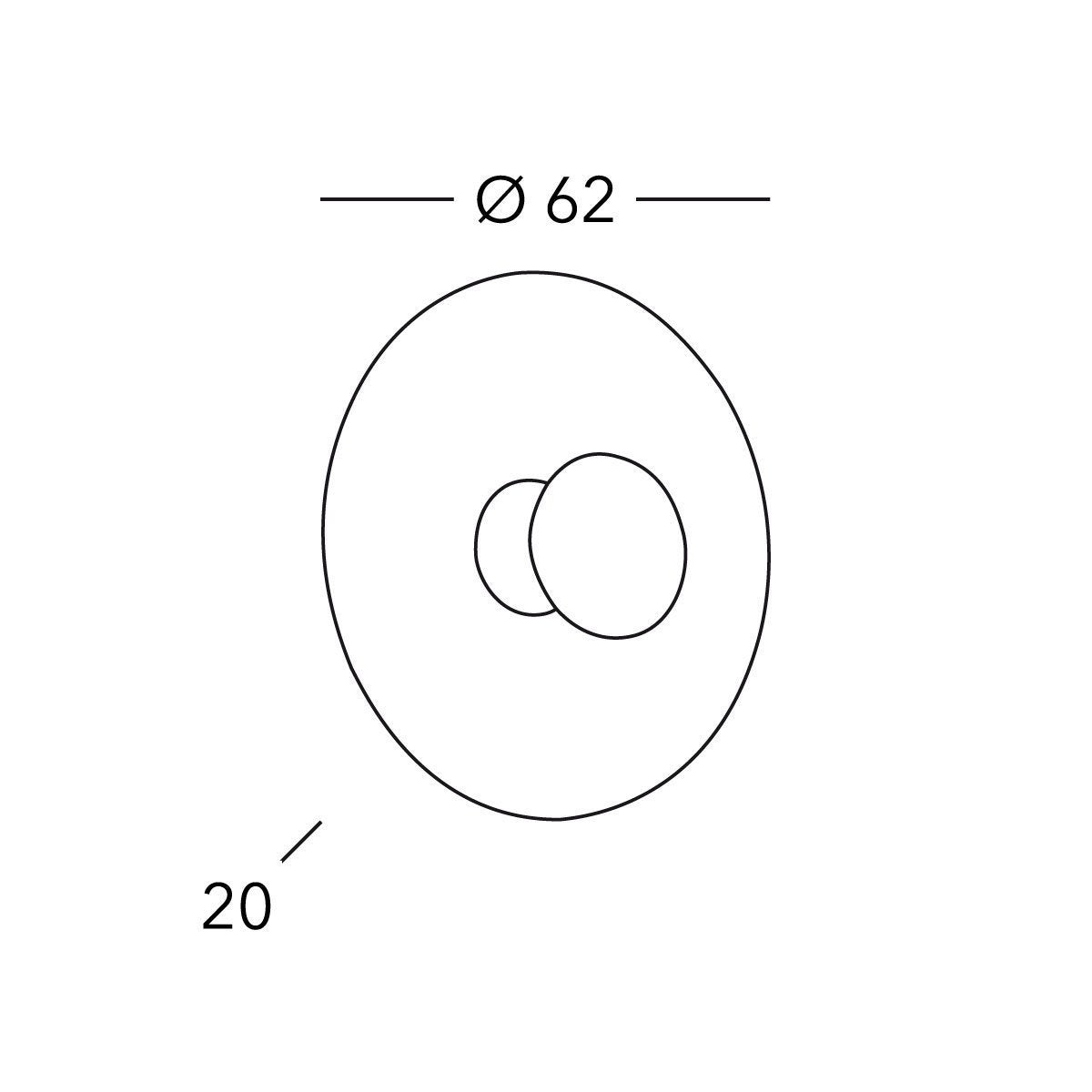 Kolarz 0417.61XL.V1.3.Mu LUNA Wall Light