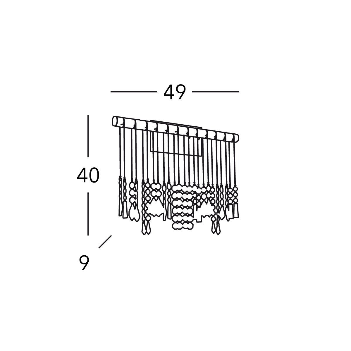 Kolarz 104.63.5.STR NEU STRETTA Wall Light