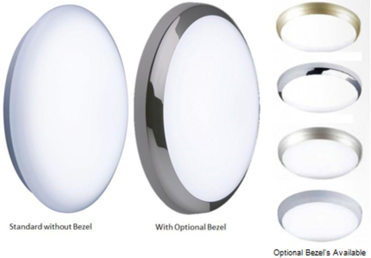 230V IP44 24W BF LED Bulkhead 400mm 1600lm 6000K