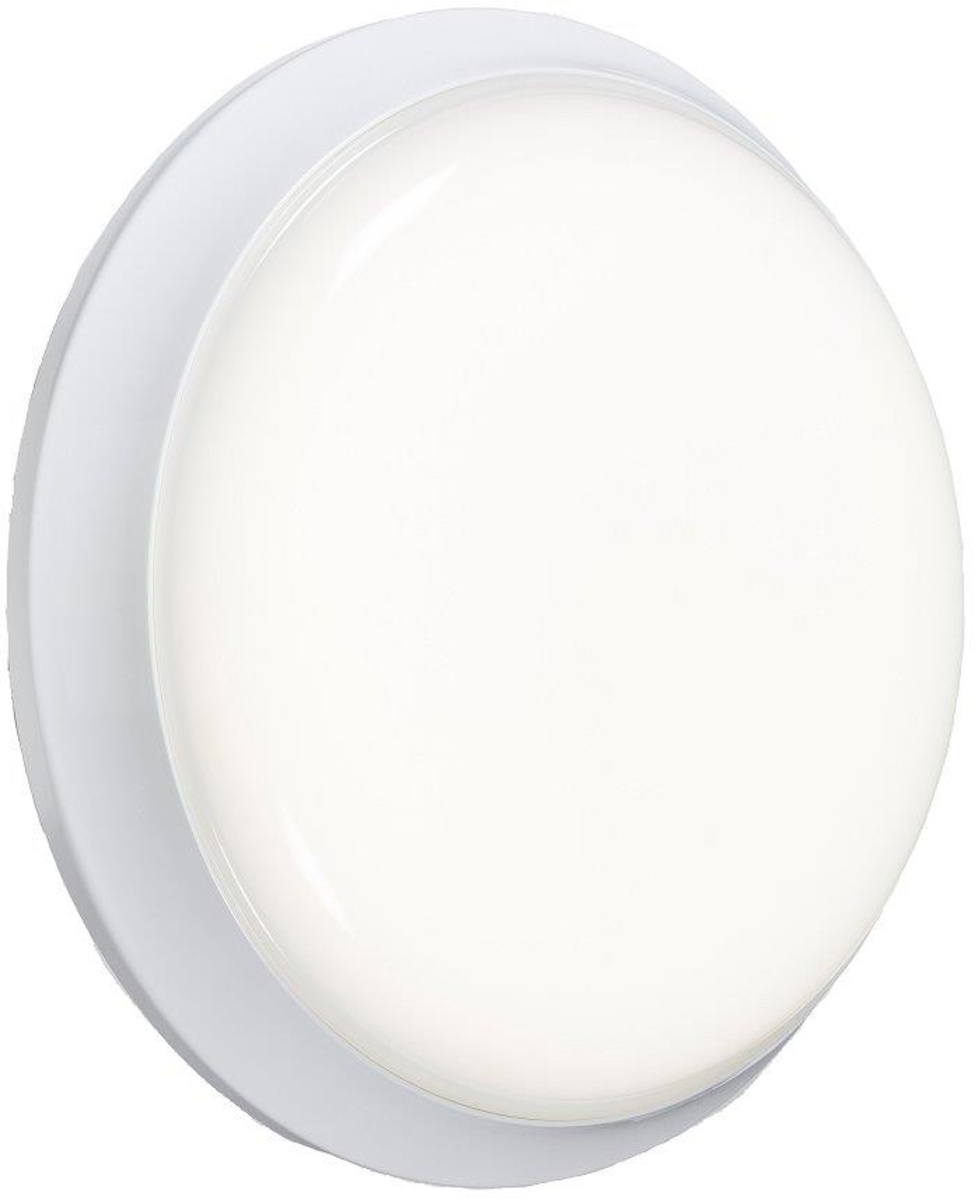 230V IP54 12W Round LED Bulkhead with Sensor