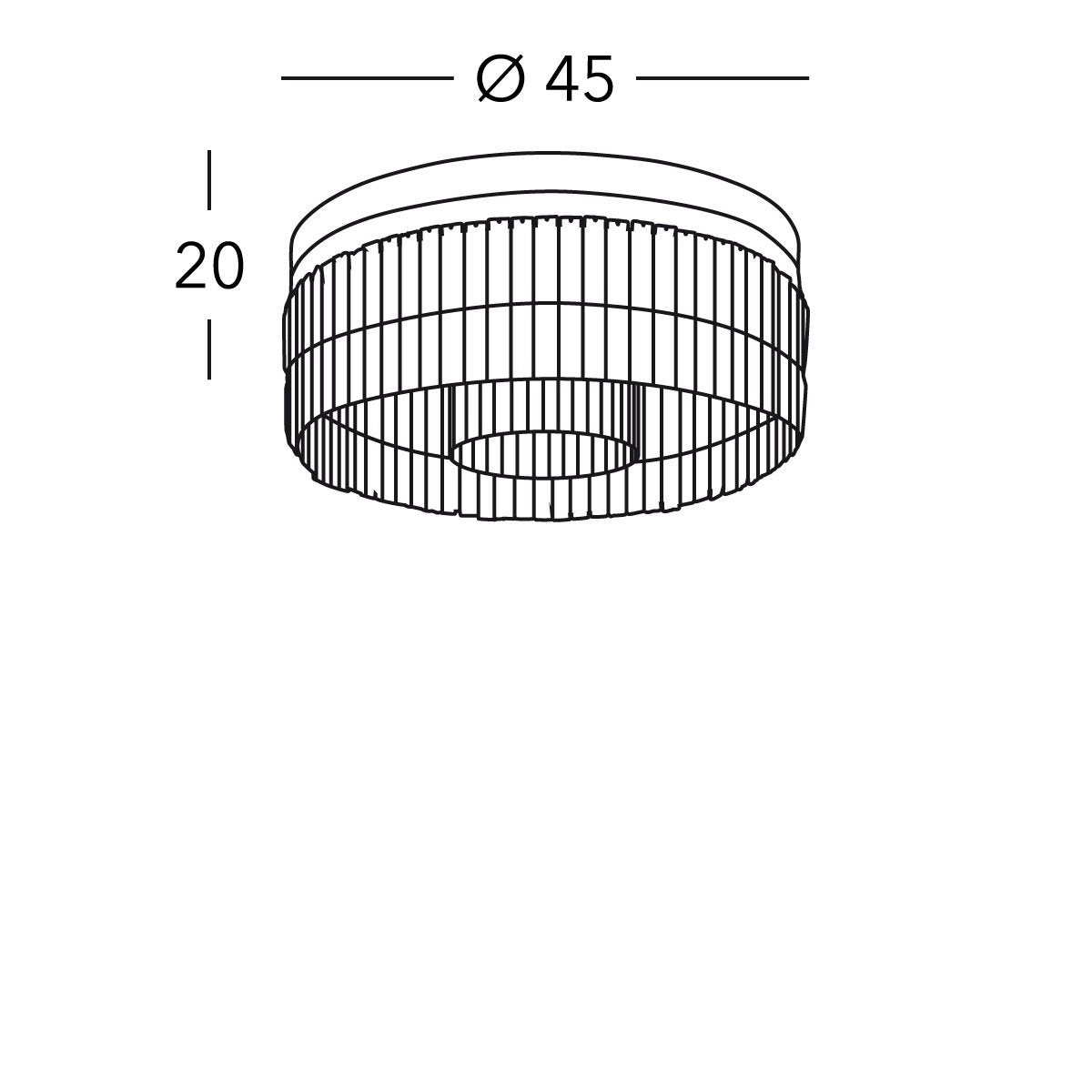 Kolarz 1344.16.3.P1.KpTGn PRISMA Ceiling Light