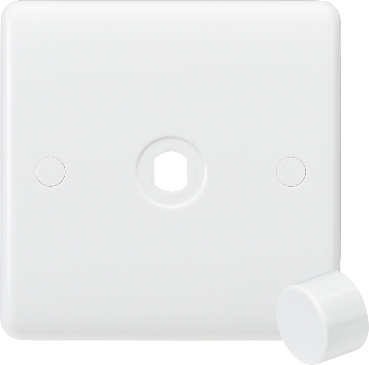1G Dimmer Plate with Matching Dimmer Cap