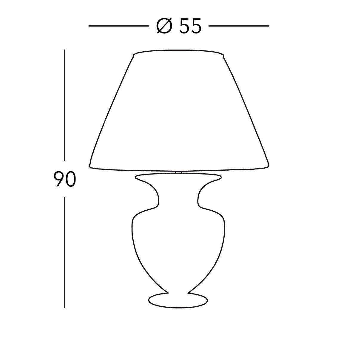 Kolarz 1420.71L.R ANFORA Table Light