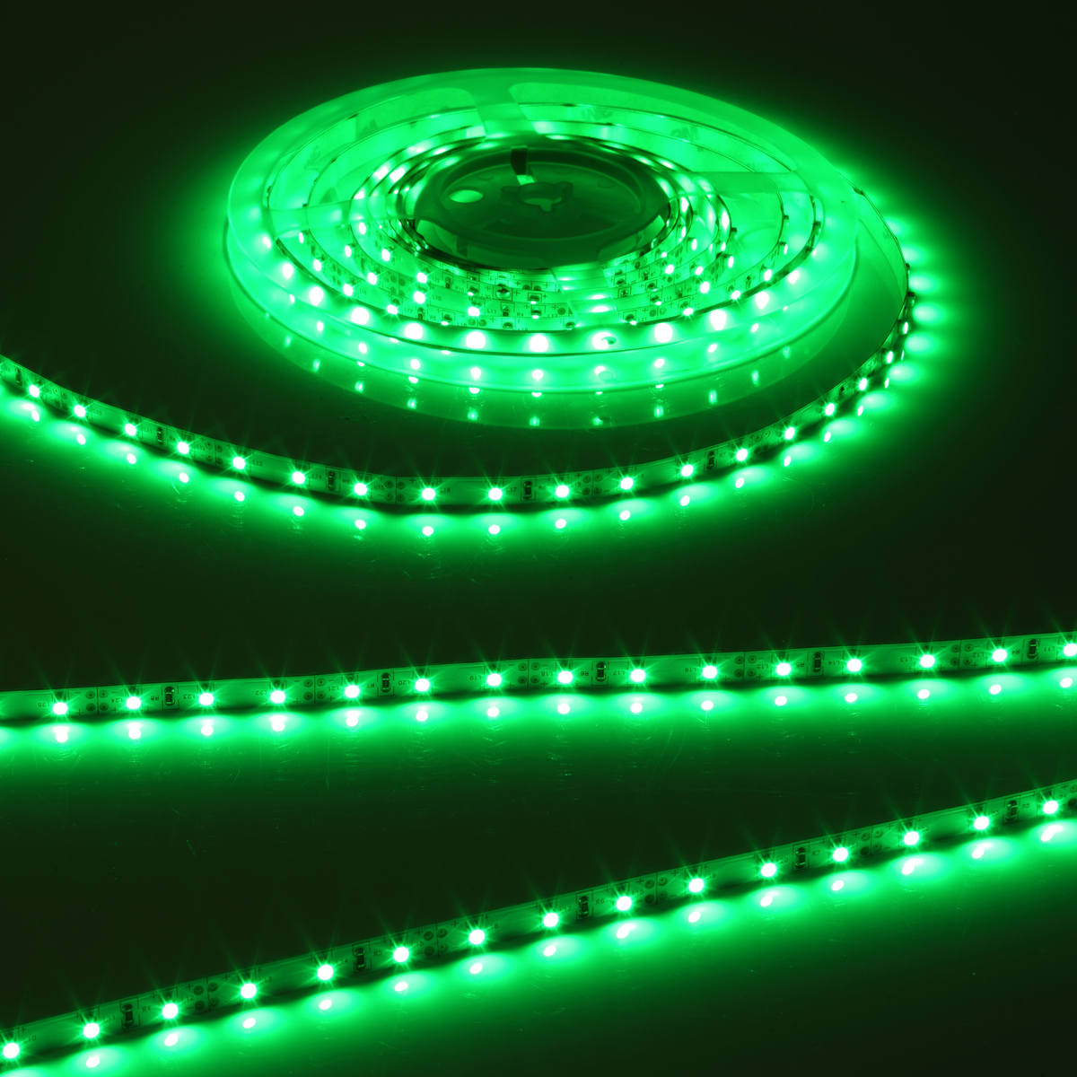 12V IP20 LED Flex Green (5 metres)