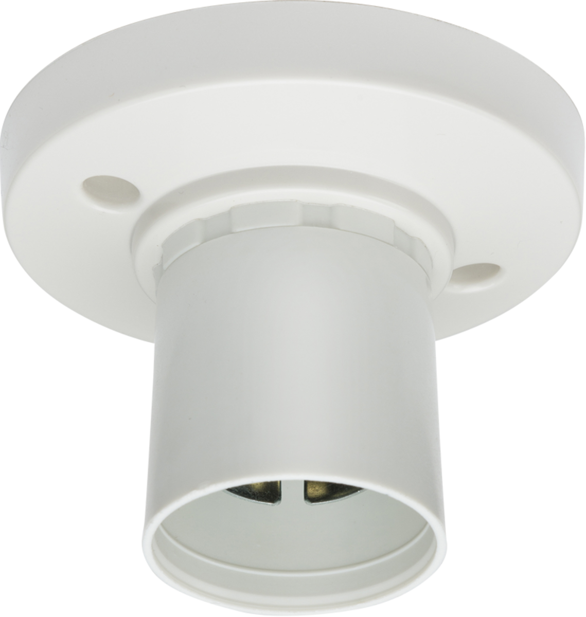 T2 Straight Short Skirt BC Batten Holder 3-Terminals