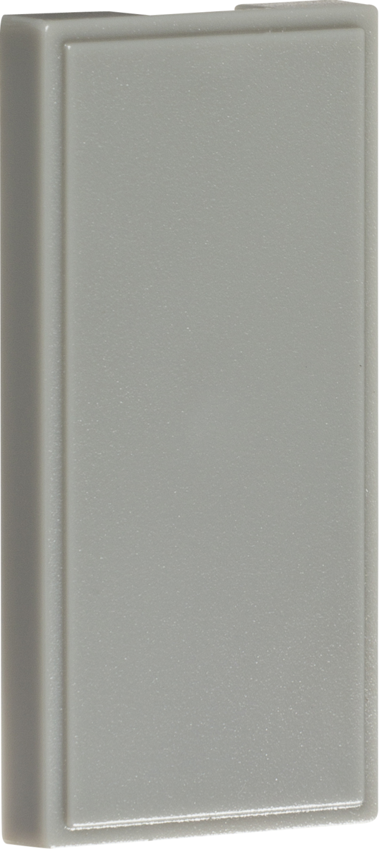 PACK OF 10 - Half Blanking Modules (25 x 50mm) - Grey