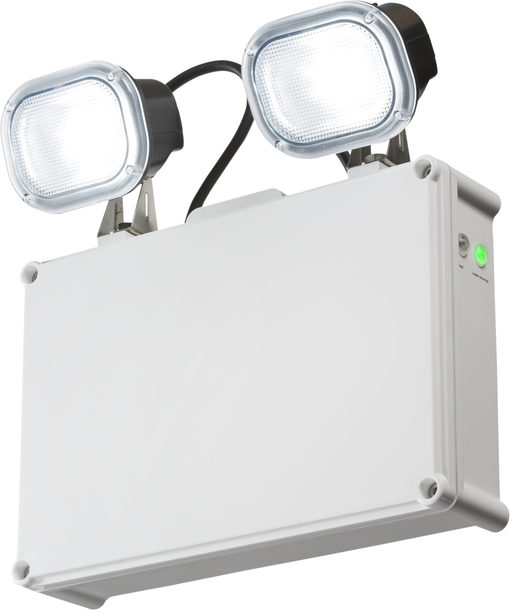 230V IP65 2 x 3W LED Twin Emergency Spotlight