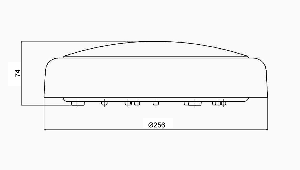 ML Accessories-BT9CTEMS 230V IP65 9W CCT Adjustable LED Bulkhead with Emergency and Sensor