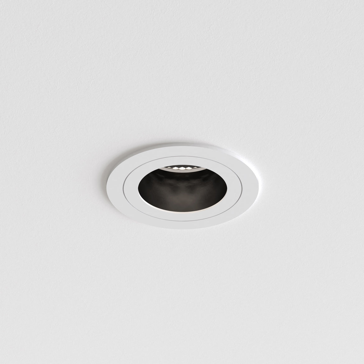 Pinhole Slimline Round Fixed Fire-Rated IP65 Matt White