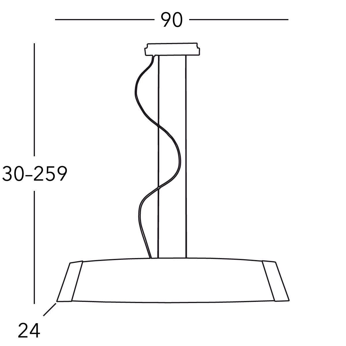 Kolarz 2295.31L.3/al99 BARCA Pendant Light