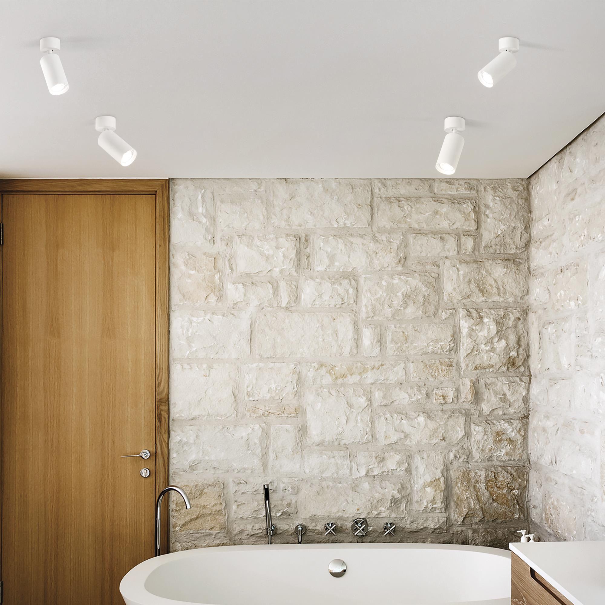 Ideal Lux 231495,Category_Flush Ceiling Lights,MODERNO,Finish_ DYNAMITE PL1 BIANCO