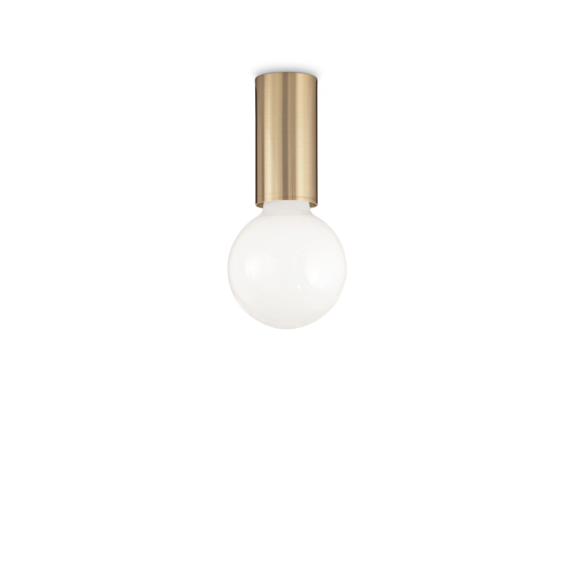 Ideal Lux 233031,Category_Flush Ceiling Lights,MODERNO,Finish_ PETIT PL1 OTTONE SATINATO