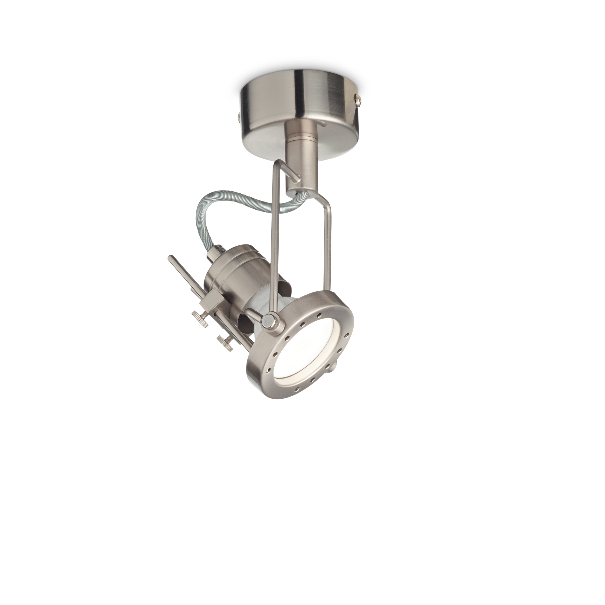 Ideal Lux 237022,Category_Flush Ceiling Lights,TECNICO,Finish_ SLIDE PL1 NICKEL