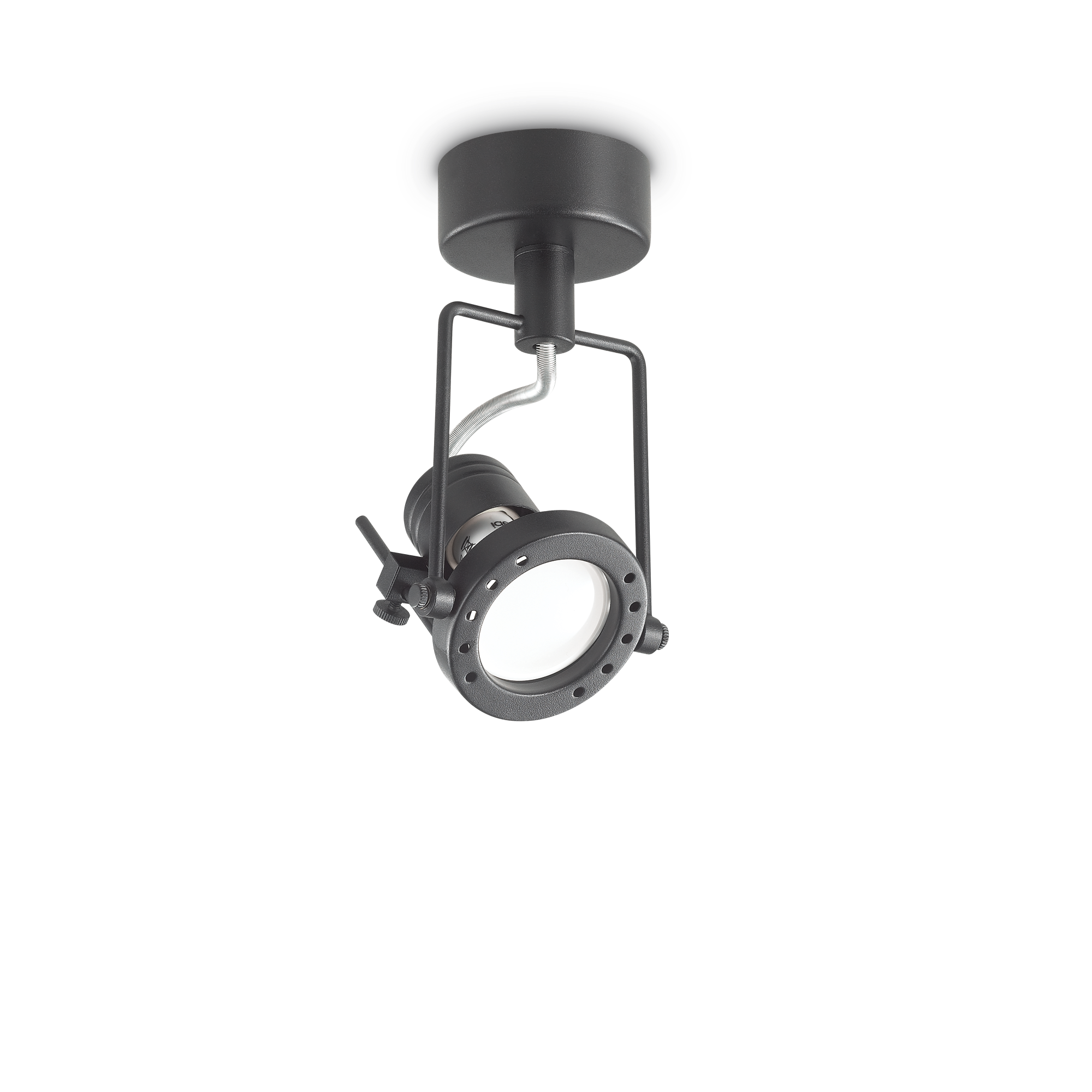 Ideal Lux 237039,Category_Flush Ceiling Lights,TECNICO,Finish_ SLIDE PL1 NERO