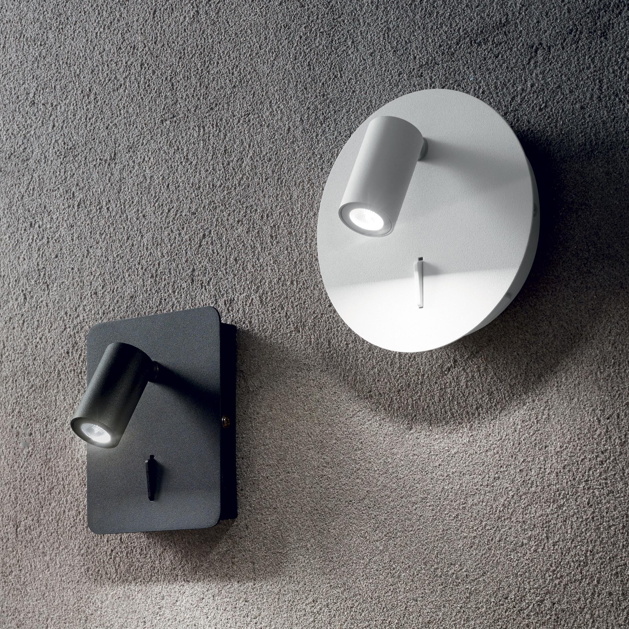 Ideal Lux 239644,Category_Wall Lights,MODERNO,Finish_ GEA AP1 SQUARE NERO