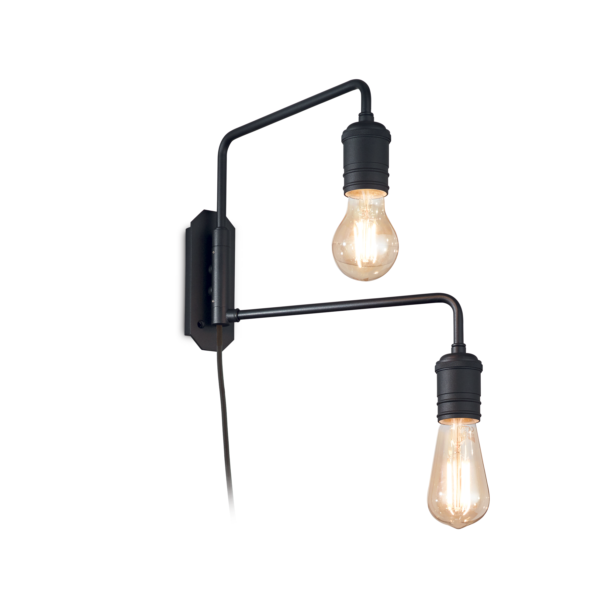 Ideal Lux 242385,Category_Wall Lights,CLASSICO,Finish_ TRIUMPH AP2 NERO