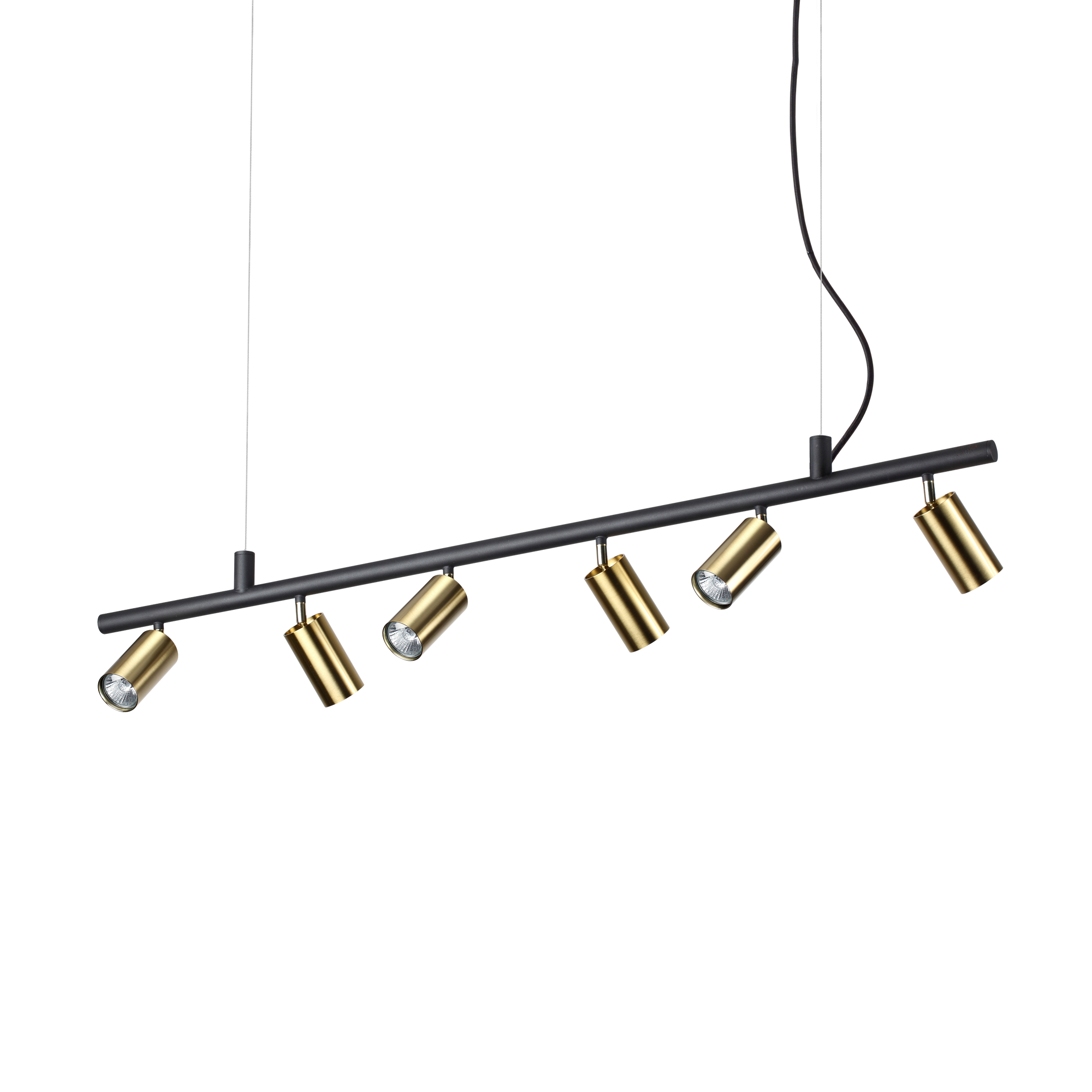 Ideal Lux 244648,Category_Pendants,MODERNO,Finish_ DYNAMITE SP6 OTTONE SATINATO