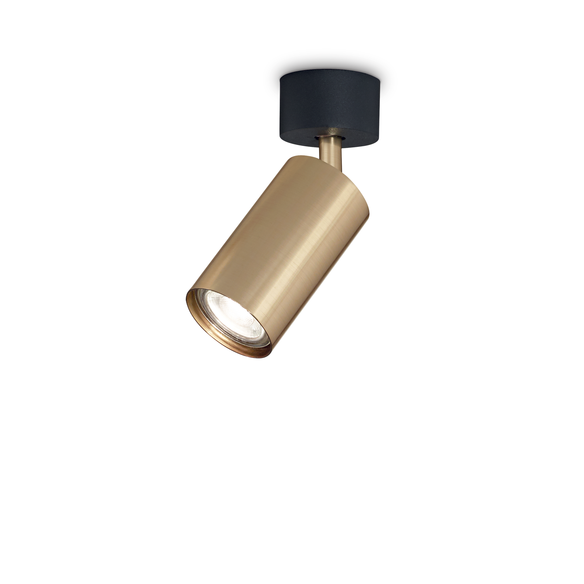 Ideal Lux 244662,Category_Flush Ceiling Lights,MODERNO,Finish_ DYNAMITE PL1 OTTONE SATINATO