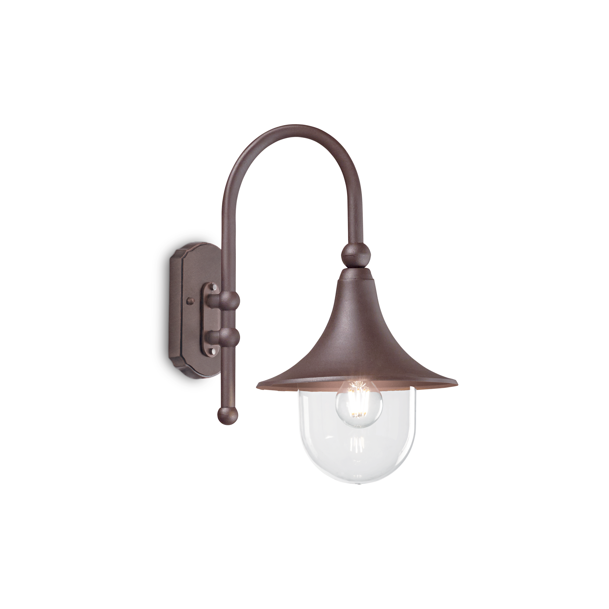 Ideal Lux 246826,Category_Wall Lights,OUTDOOR,Finish_ CIMA AP1 COFFEE