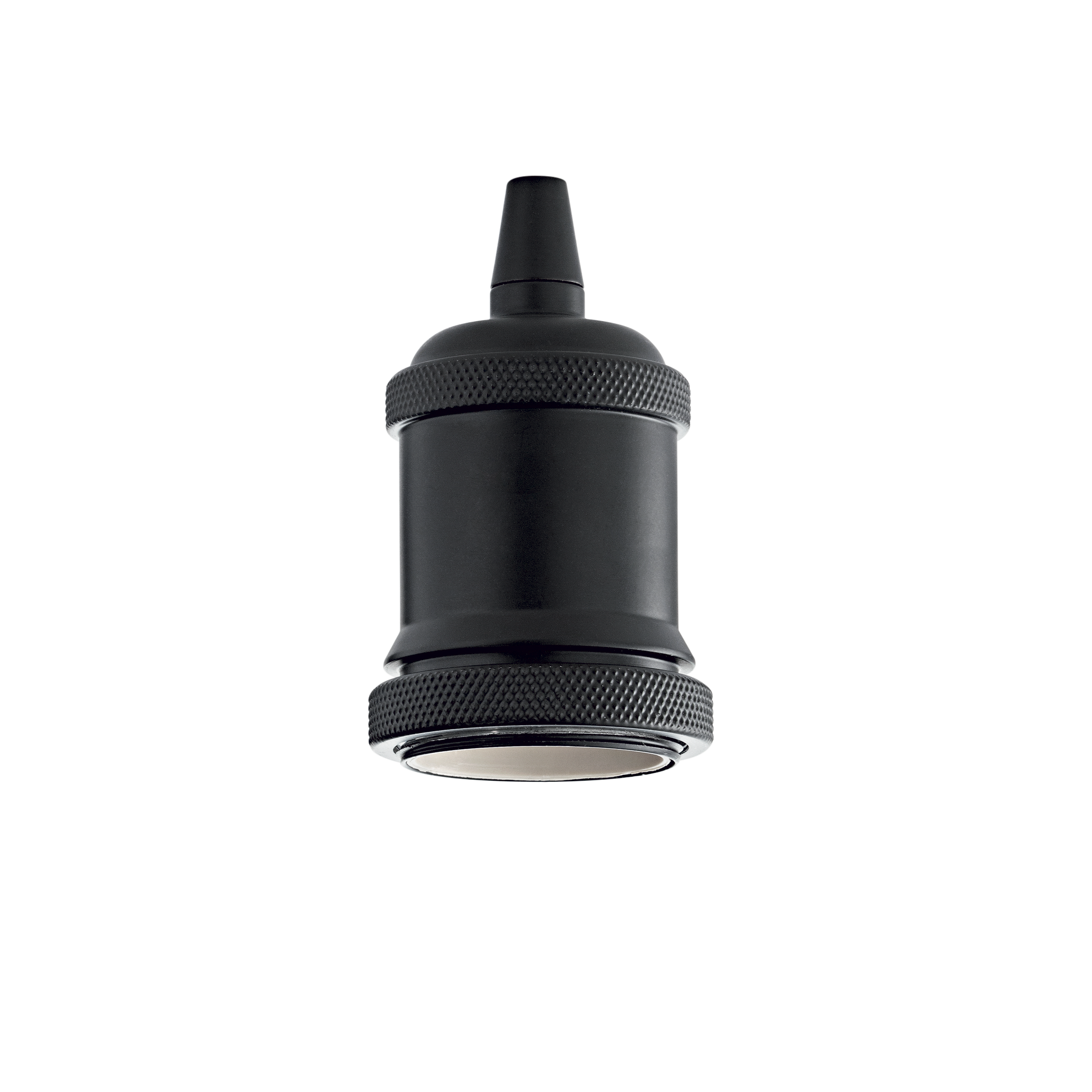 Ideal Lux 249209,Category_Accessories,ACCESSORI,Finish_ PORTALAMPADA E27 GHIERA NERO