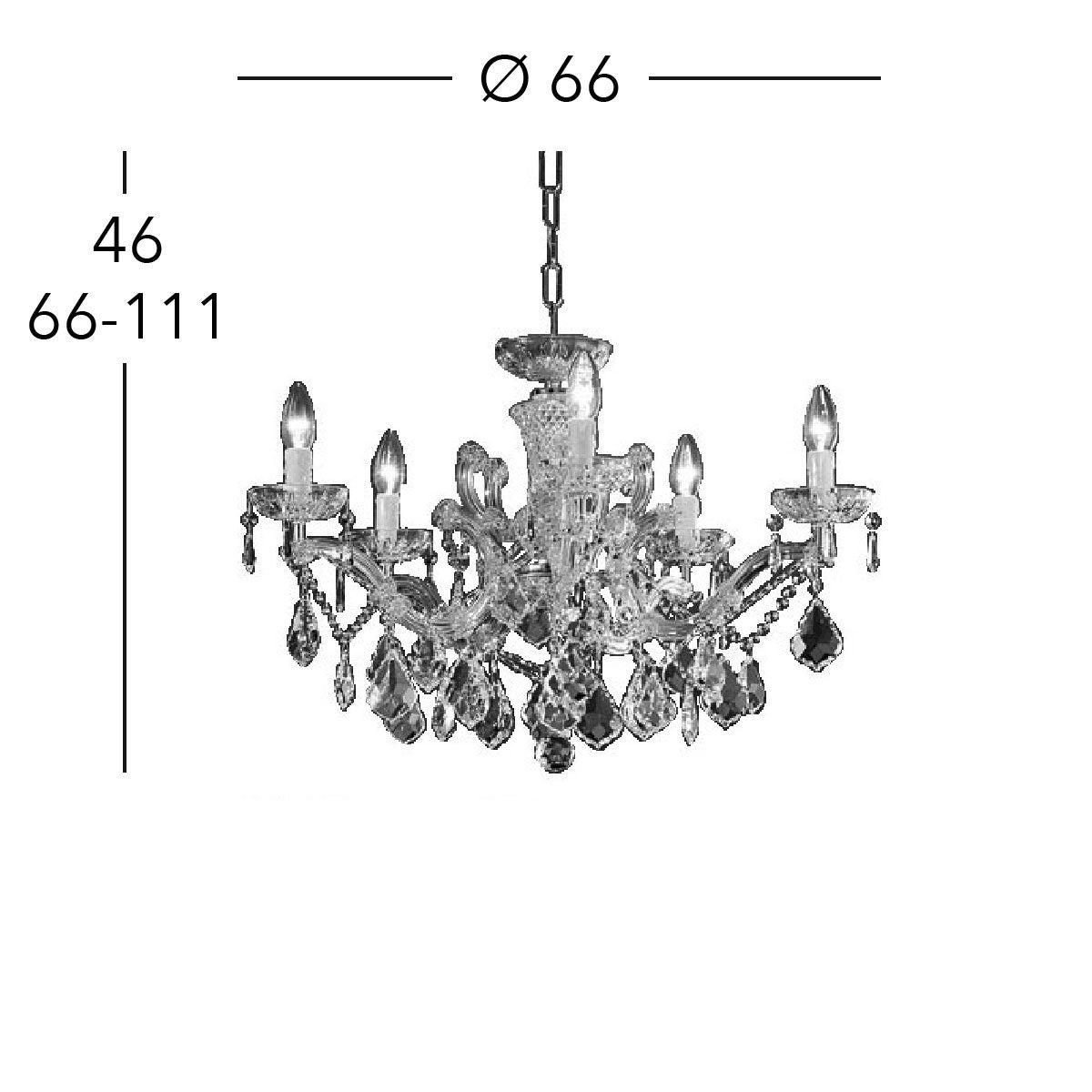 Kolarz 3149.85.3.KoT MARIA LOUISE Chandelier