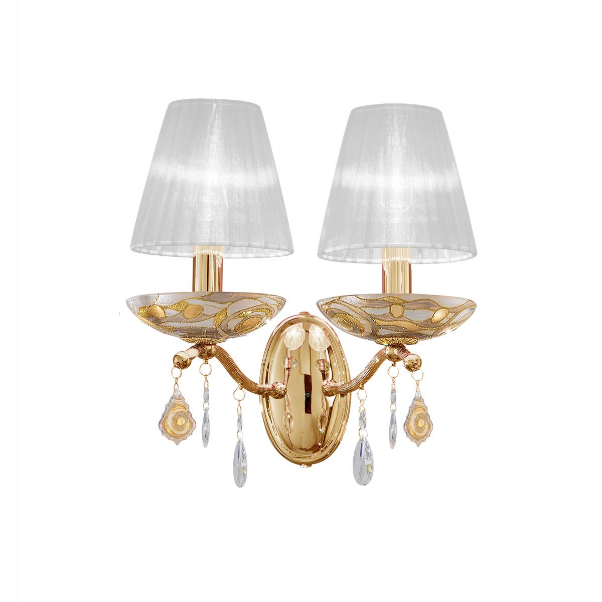 Kolarz 3234.62.3.WKpT/aq21 CARMEN 2 Wall Light