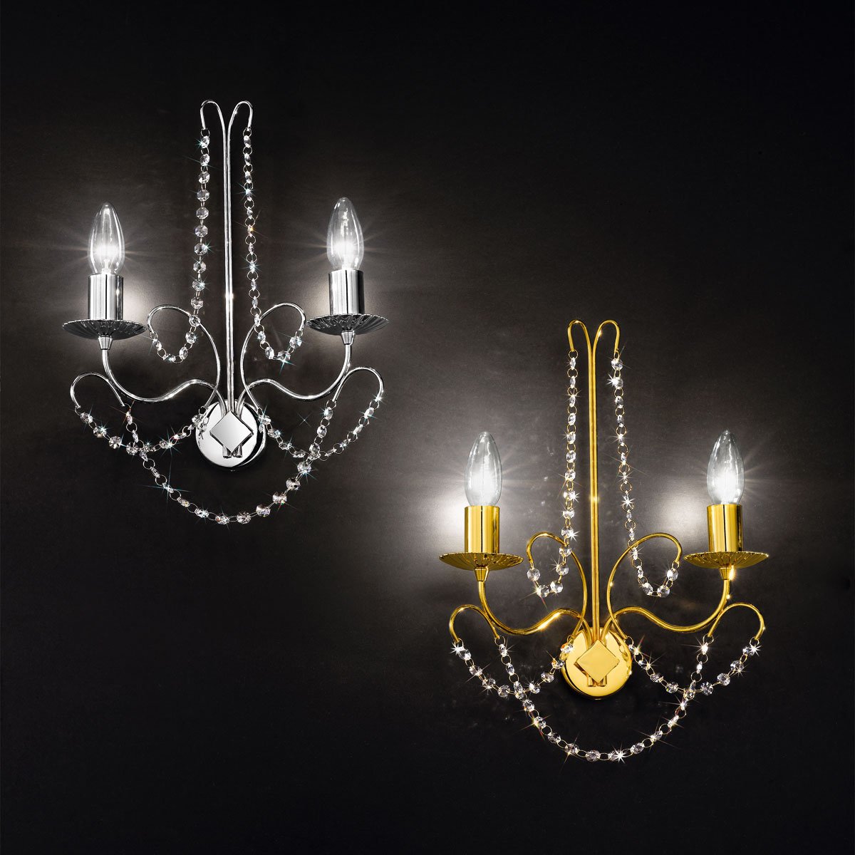 Kolarz 3354.62.5.ET/KpT BALLERINA 2 Wall Light