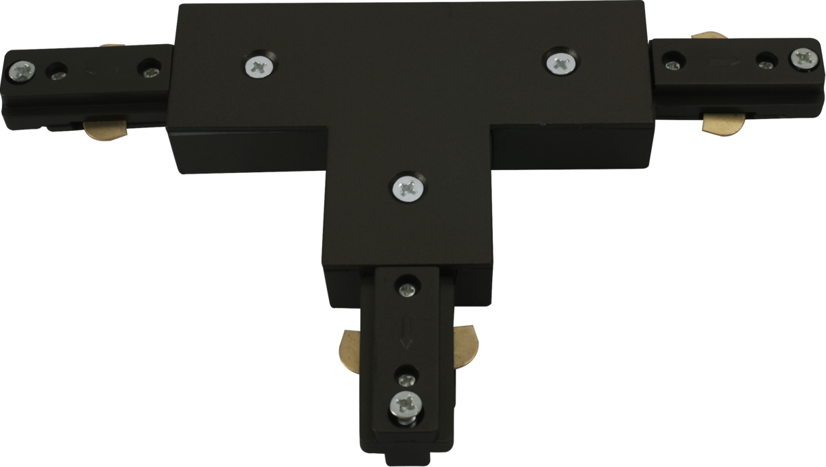 230V Track T-connector - Black