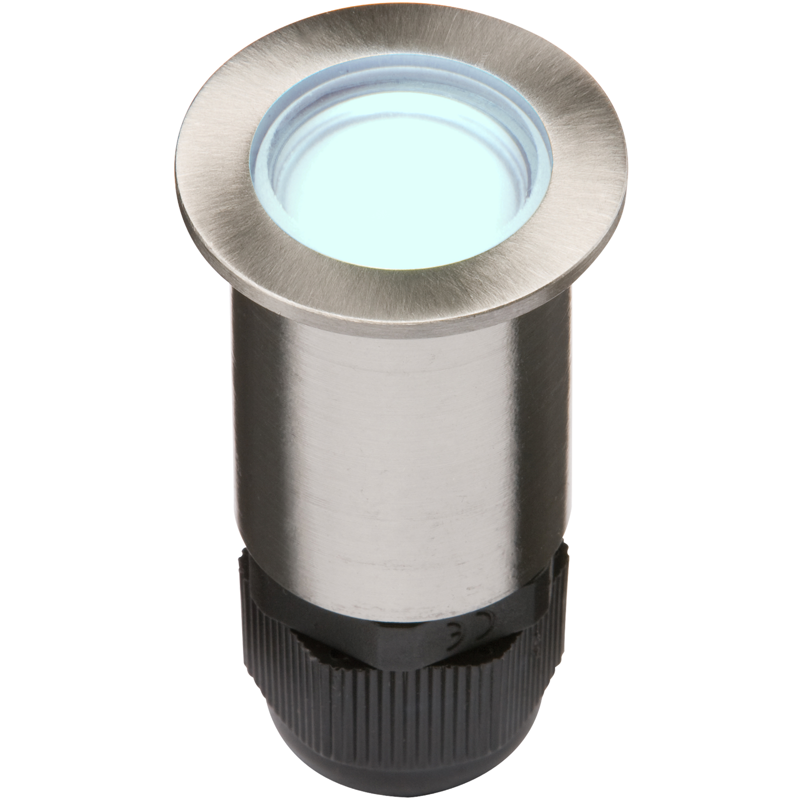 ML Accessories-4IPB IP67 24V Small Stainless Steel Ground Fitting 4 x Blue LED