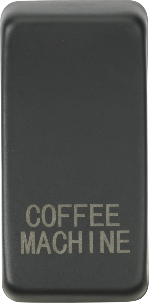 Switch cover "marked COFFEE MACHINE" - anthracite