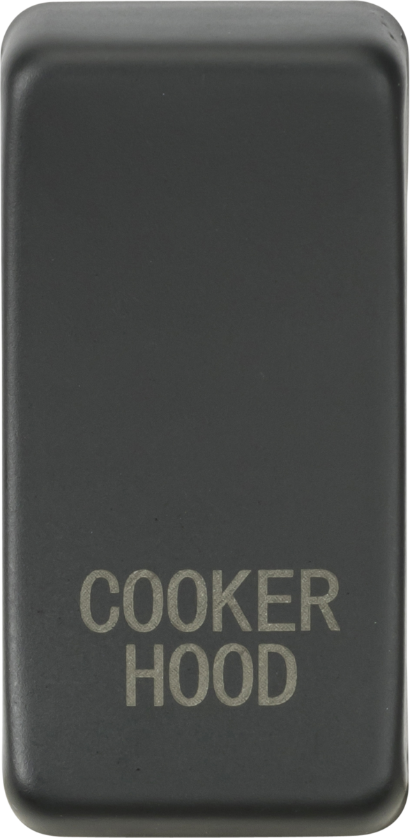 Switch cover "marked COOKER HOOD" - anthracite