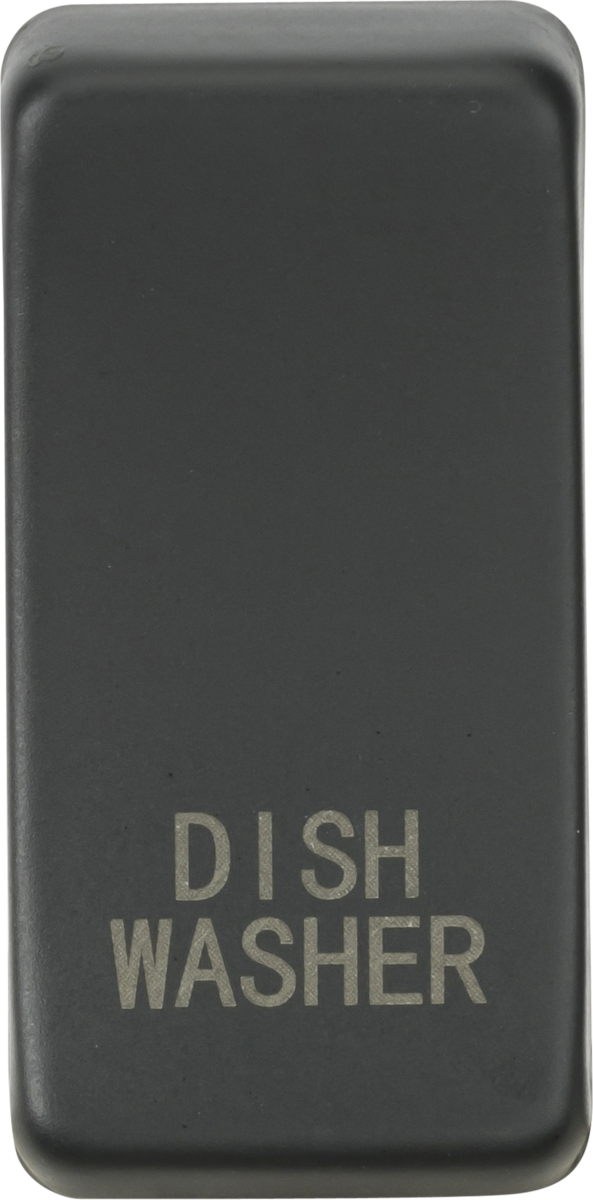 Switch cover "marked DISHWASHER" - anthracite