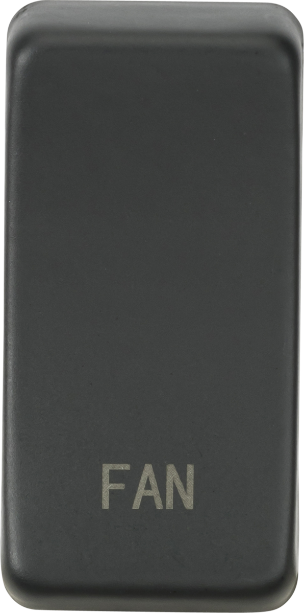 Switch cover "marked FAN" - anthracite